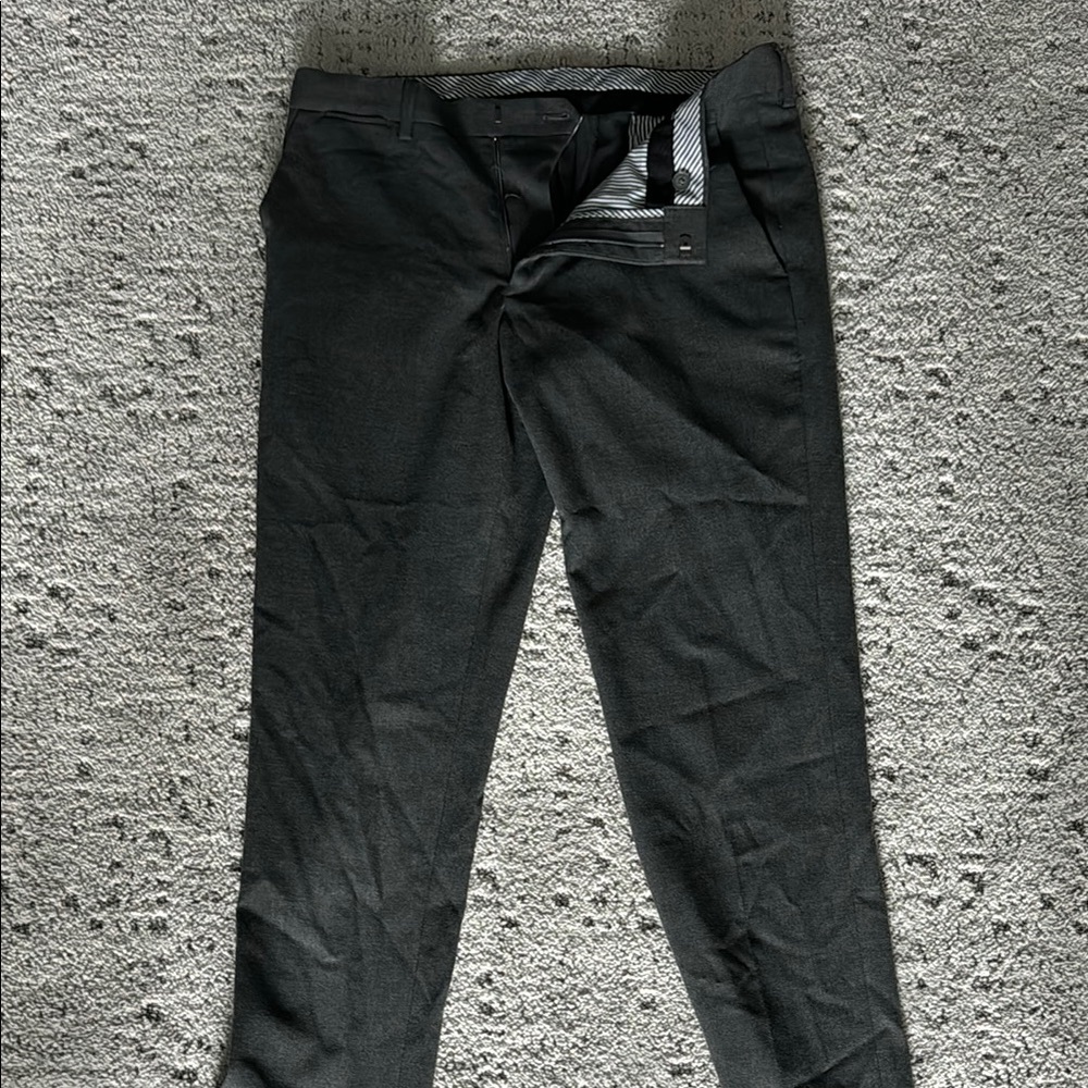 Express Black Dress Pants Sleek Straight-Leg Design